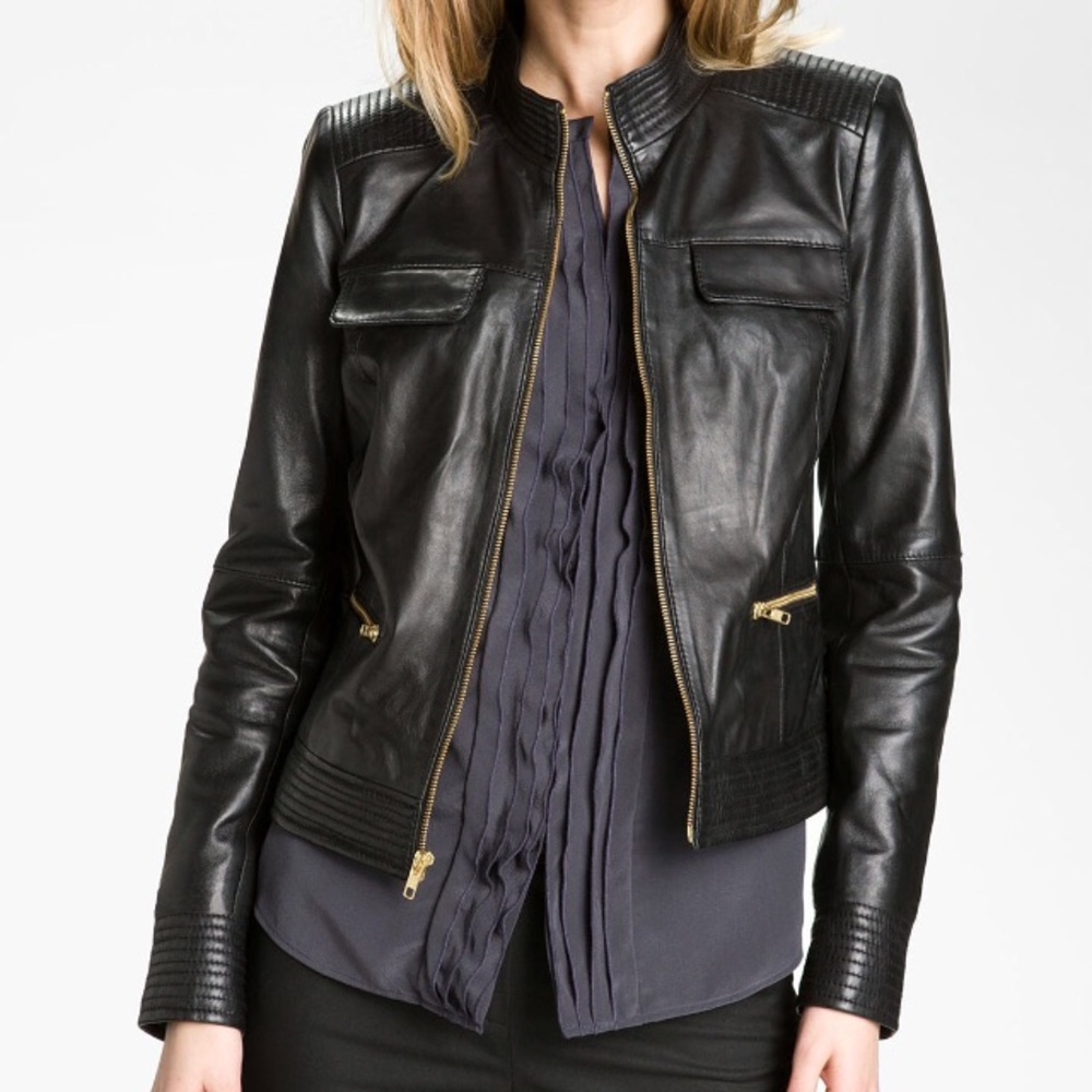 Classiques Entier Vintage Leather Jacket